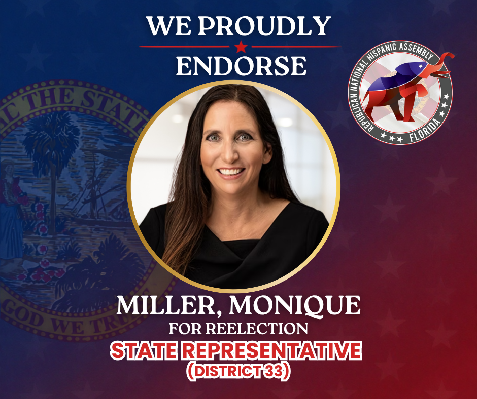 RNHA Florida endorsement of Monique Miller for State District 33