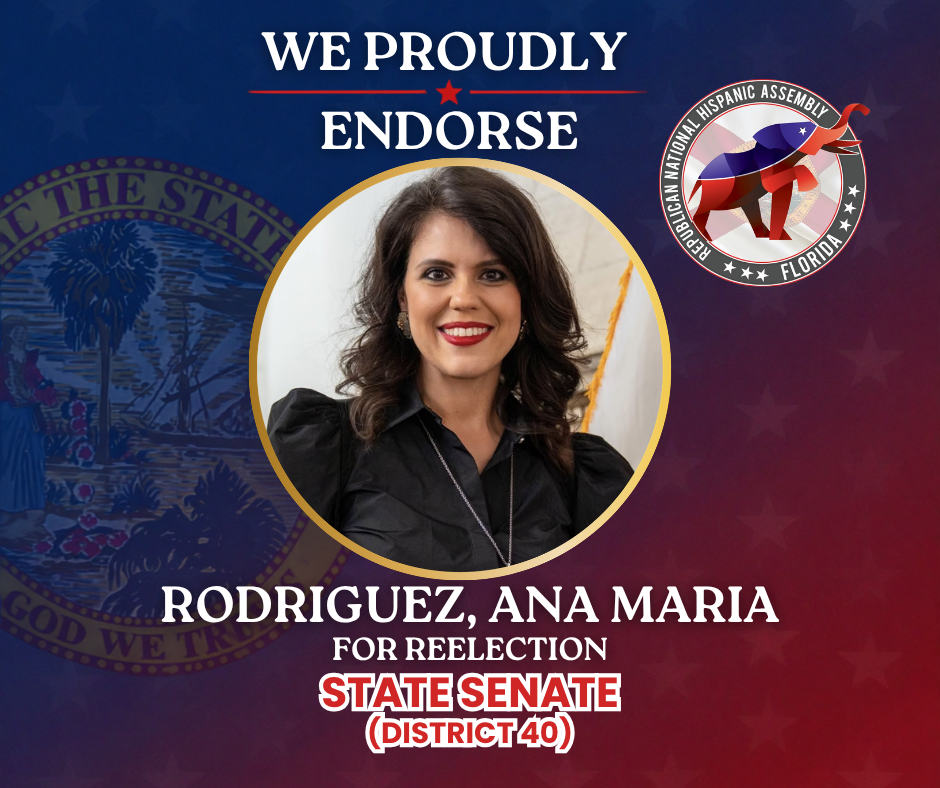 RNHA Florida endorsement of Ana Maria Rodriguez for State Senate District 40