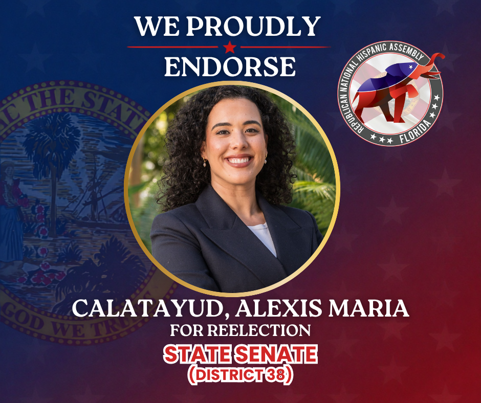 RNHA Florida endorsement of Alexis Calatayud for State Senate District 38