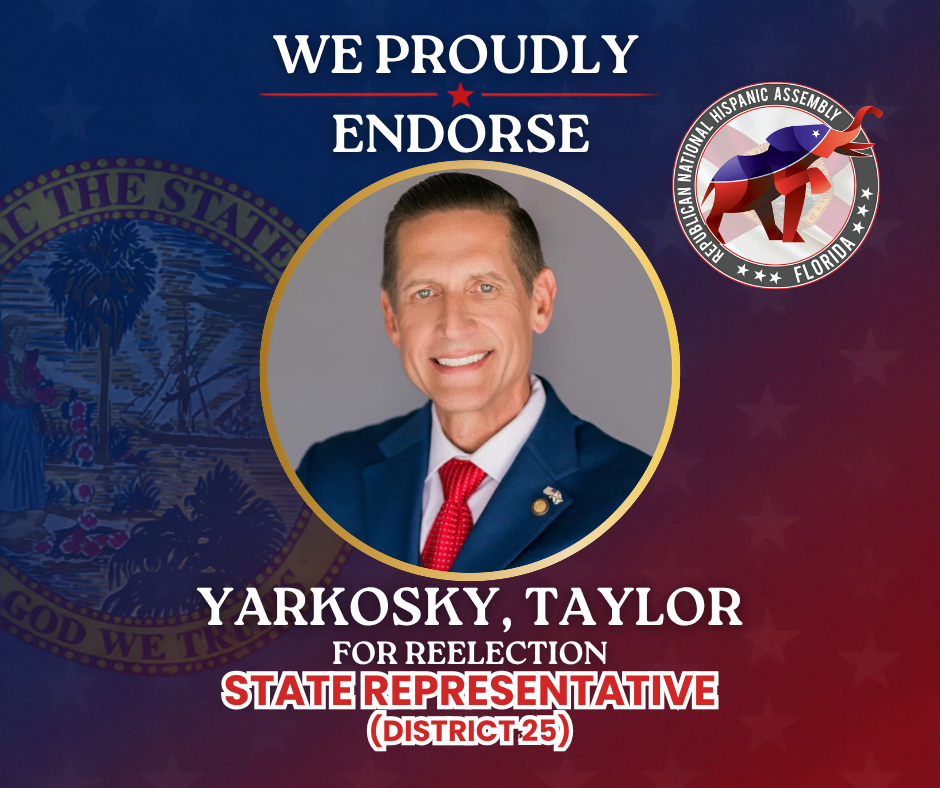 RNHA Florida endorsement of Taylor Yarkosky for State District 25