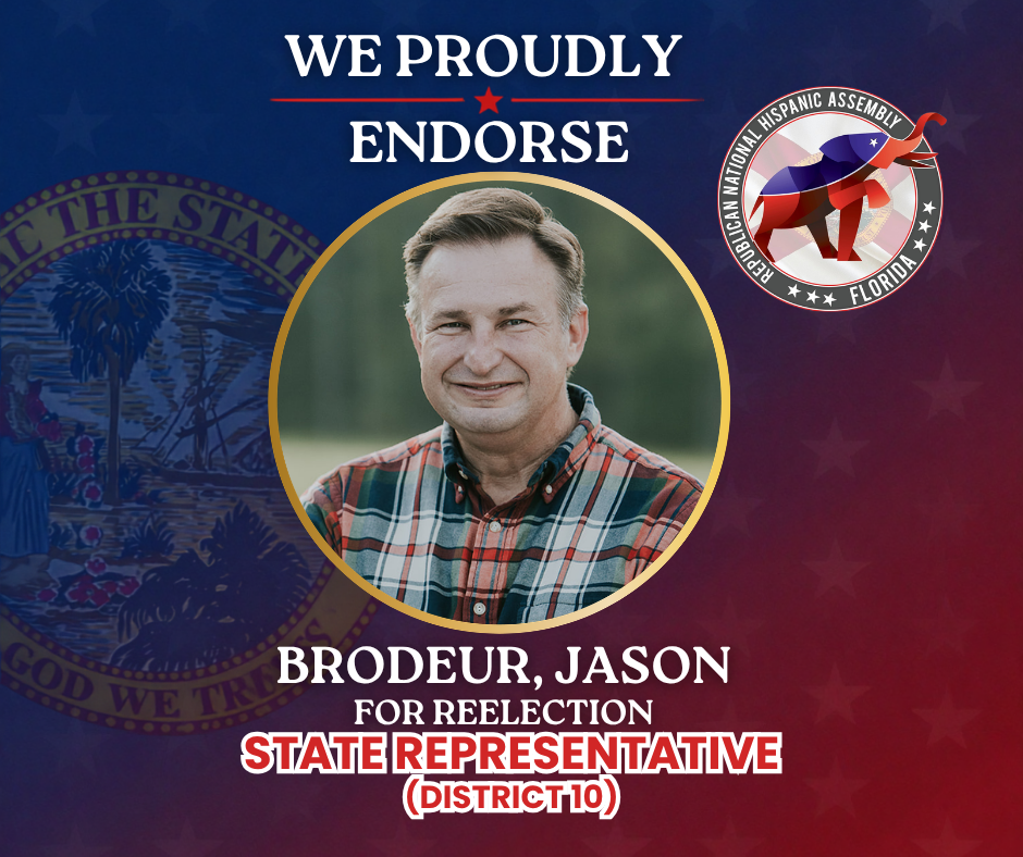 RNHA Florida endorsement of Jason Brodeur for State Senate District 10