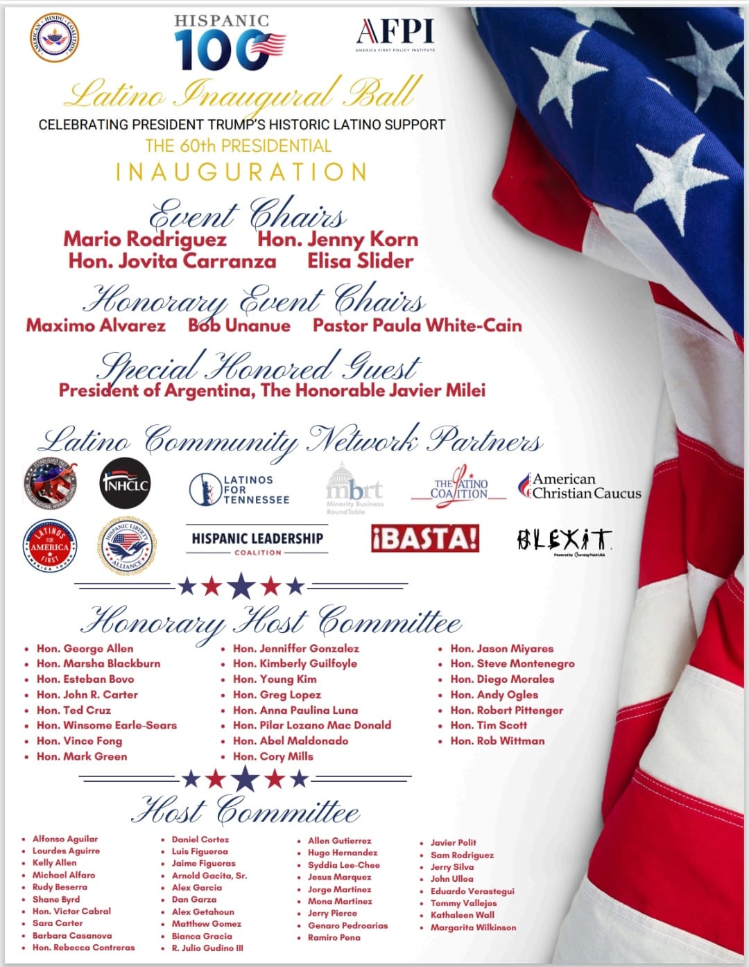 Hispanic 100 Inaugural Gala — Washington, D.C.