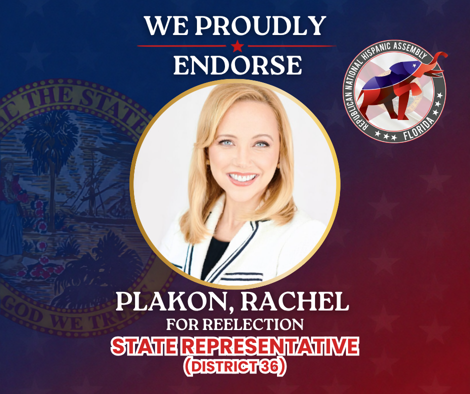 RNHA Florida endorsement of Rachel Plakon for State District 36