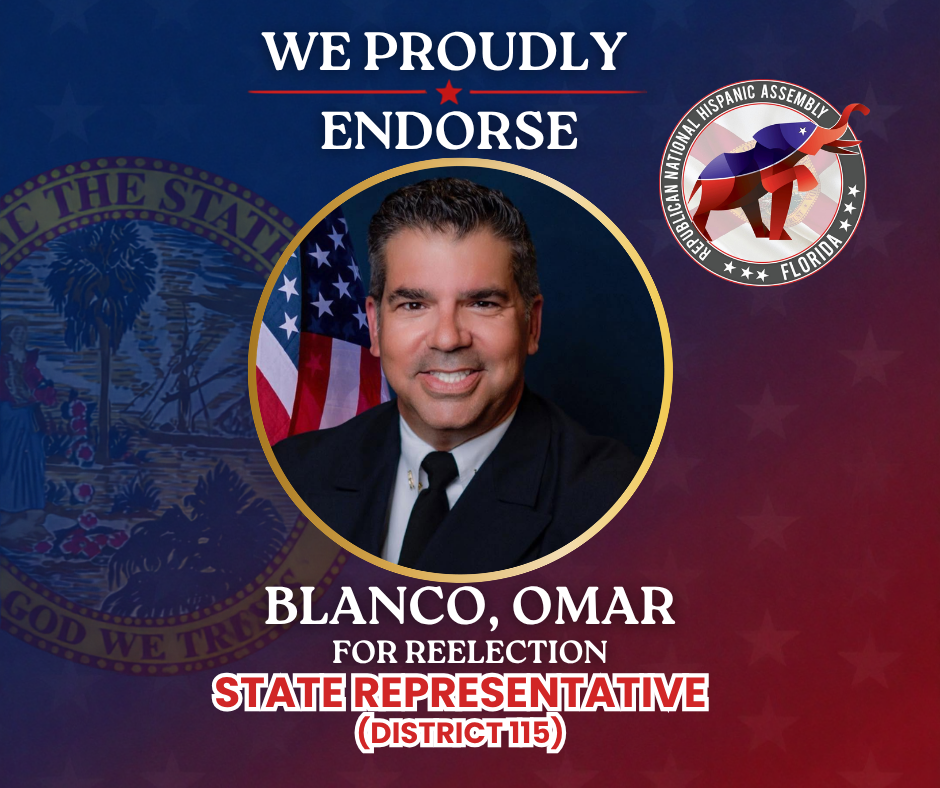 RNHA Florida endorsement of Omar Blanco for State District 115